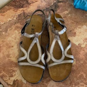 Naot Dorith Silver Threads Leather 4710-B33